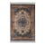 Rug & Kilim’s Modern Rug in Silver, Gold, and White With Medallion “Nika” For Sale