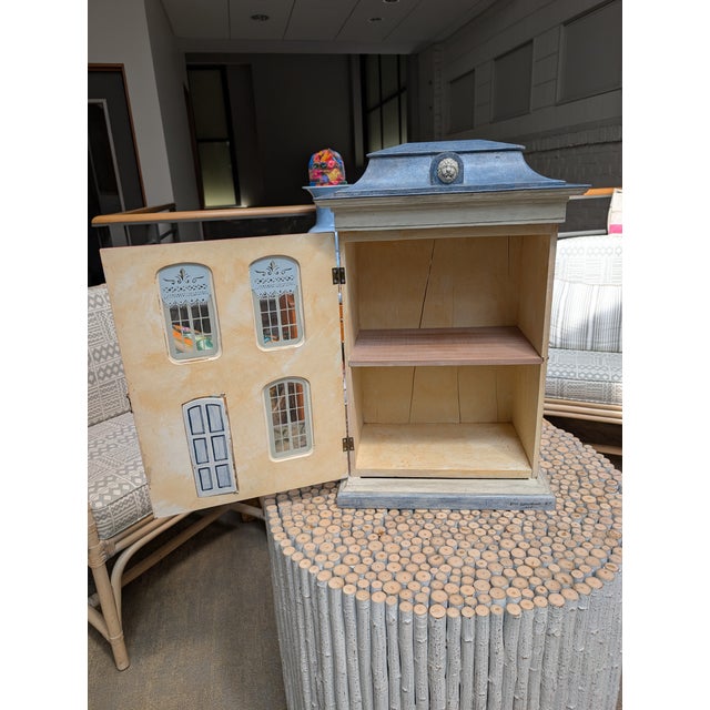 Eric Lansdown Vintage Hand Crafted Signed Dollhouse Circa 1985 For Sale - Image 15 of 17