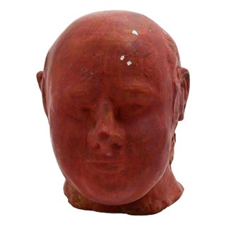 Sirio Pellegrini, Portrait Sculpture, 1960s, Terracotta For Sale