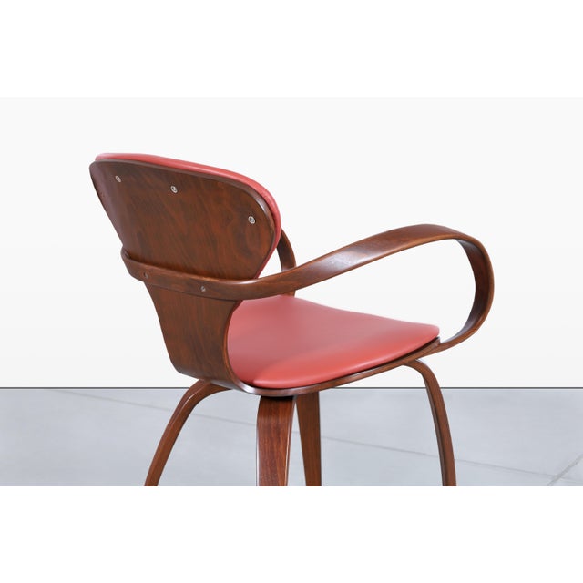 Vintage Sculptural Walnut “Pretzel” Armchairs by Plycraft For Sale - Image 12 of 14