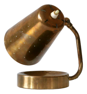 Mid-Century Brass Table Lamp from Boréns Borås, 1950s