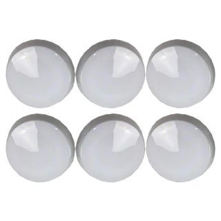 Opal Glass Ceiling or Wall Lamps from RZB Rudolf Zimmermann Bamberg, 1950s, Set of 6 For Sale