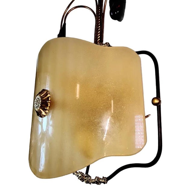1990s Venetian Amber Glass Sconces - a Pair For Sale - Image 9 of 16