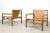 Mid-Century Modern Scandinavian Armchair in Wood and Brown Leatherette, 1960s For Sale - Image 17 of 18