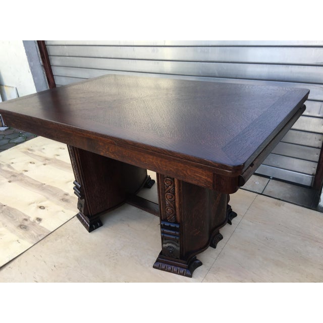 Folding Dining Table, 1920s For Sale - Image 9 of 18