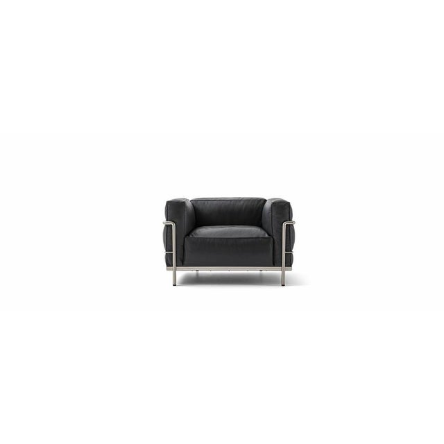 Armchair designed by le corbusier, pierre jeanneret, charlotte perriand in 1928. Relaunched in 2020. manufactured by...