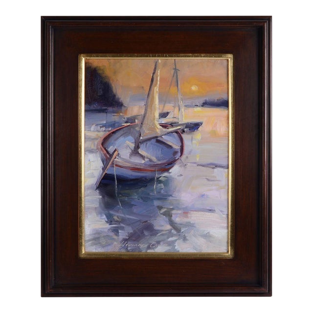 Howard Carr "Misty Morning" Oil Painting on Canvas For Sale