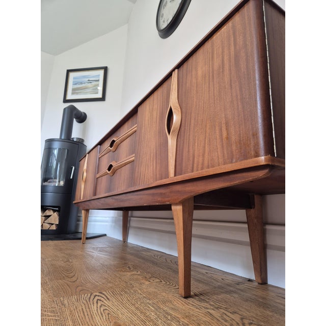 Wood Mid-Century Colony Teak Sideboard by Stonehill,1960s For Sale - Image 7 of 18