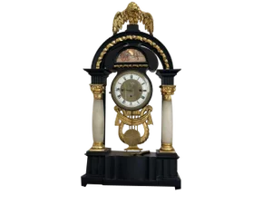 Biedermeier Clock with Musical Movement
