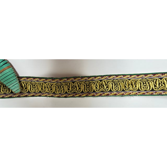 Vintage Mid Century Yemeni Jambiya Dagger With Bone-Mounted Scabbard With Belt For Sale - Image 13 of 14