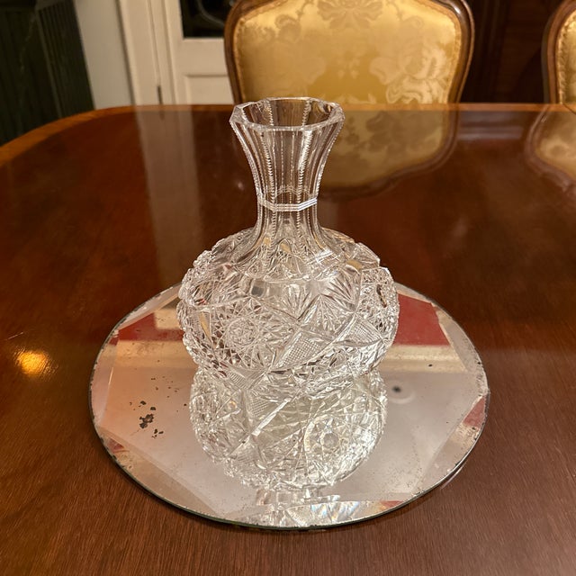 Late 19th Century Antique Bevel Mirror Reflector Plateau For Sale - Image 5 of 5