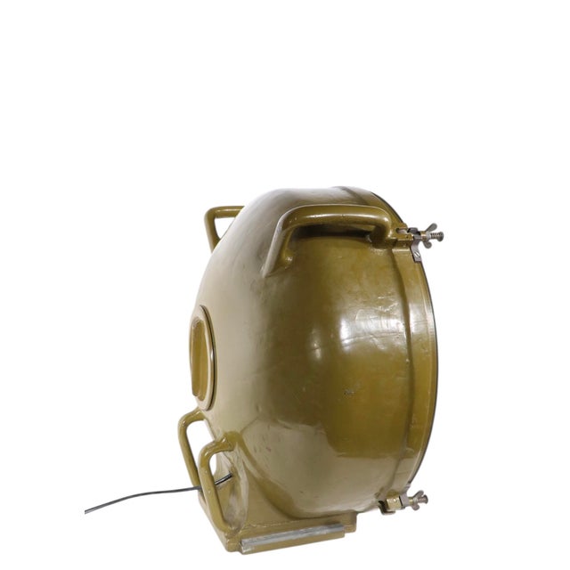 Restored vintage nautical spotlight in very cool, working, clean ready to use condition, The case is constructed of cast...