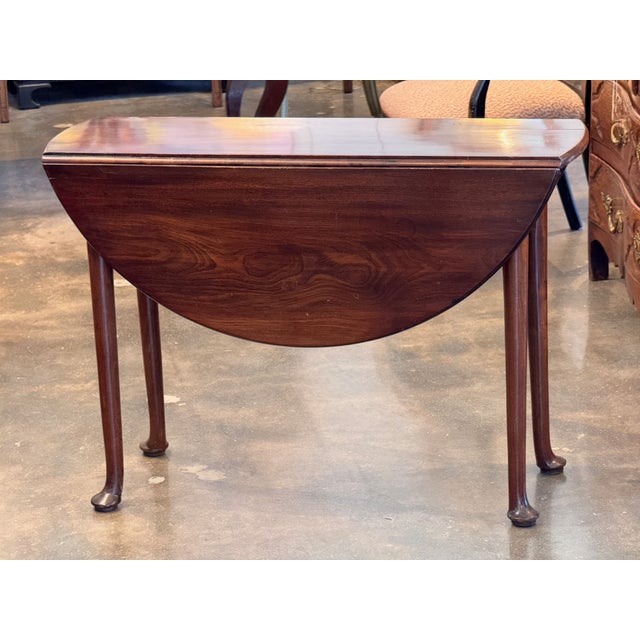 Early 19th Century Early 19th Century George III Mahogany Drop-Leaf Table For Sale - Image 5 of 12