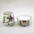 A vintage fine bone china mini creamer and open sugar bowl in Crown Staffordshire’s classic “Hunting Scene” pattern,...