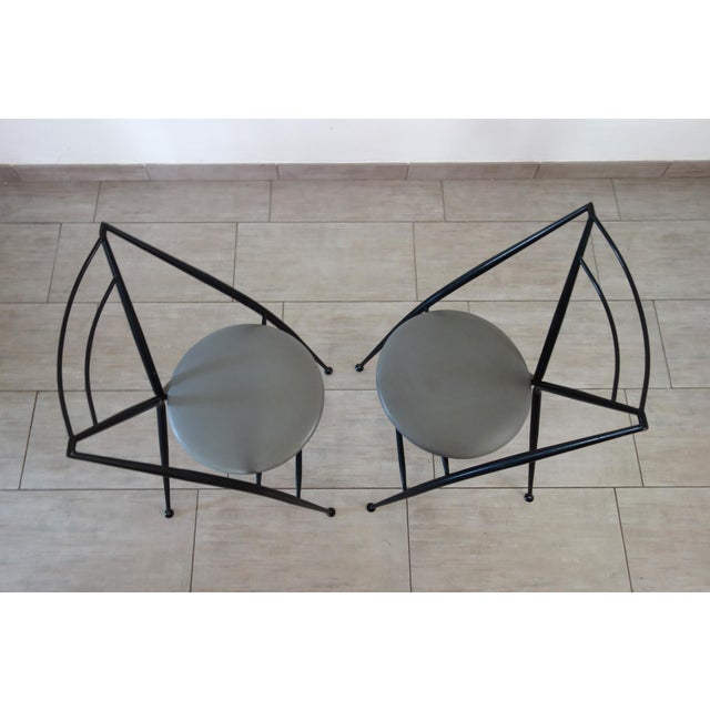 Cinderella Folding Chairs by Yamakato, 1980s, Set of 2 For Sale - Image 4 of 12