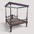 Victorian Anglo-Indian Colonial Raj King Size 4-Poster Bed, 1880s For Sale - Image 4 of 18