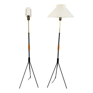 Adjustable Floor Lamps by Svend Aage Holm Sørensen, 1950s, Set of 2 For Sale