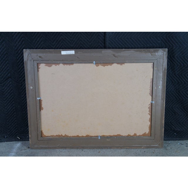 Mid 20th Century The Rescue Cupid Recovering His Quiver Oil Painting After Emile Munier 44" For Sale - Image 13 of 13