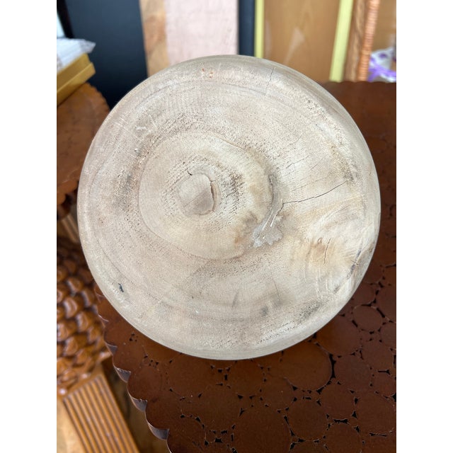 Wood Modern Style Wooden Vase For Sale - Image 7 of 7
