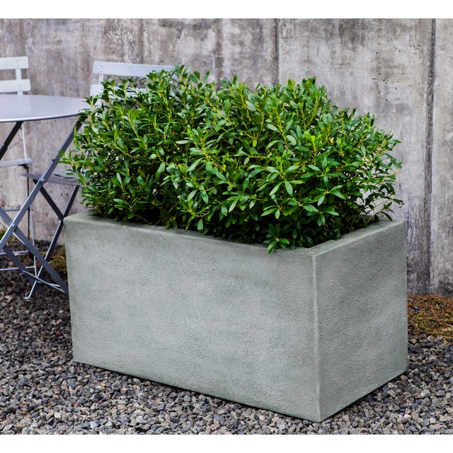 Contemporary Metropolis Rectangle Planter 36x18x18 For Sale - Image 3 of 3