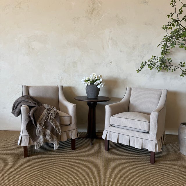 Size: 27"W x 32"D x 34"H Seat Height: 20" Seat Depth: 22" Arm Height: 26" The Anette Chair combines timeless style with...