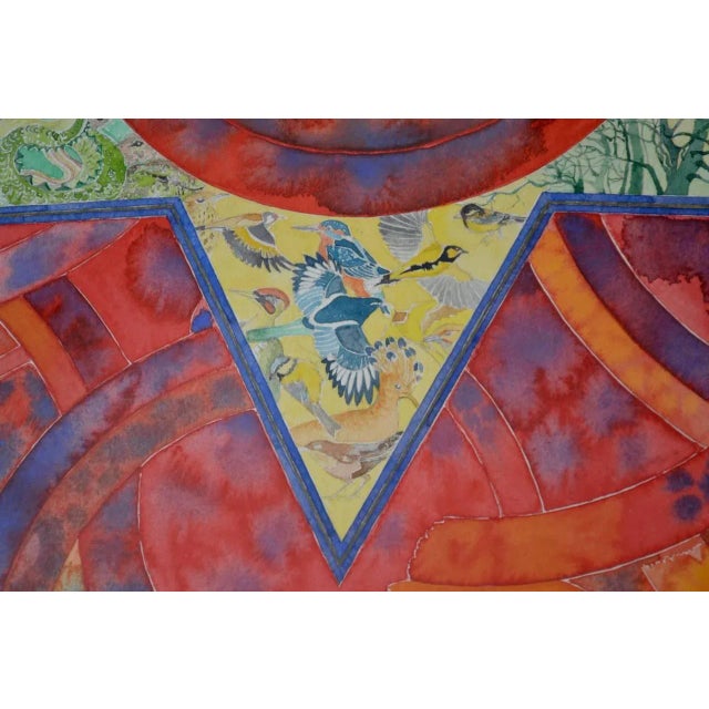 Abstract "Emergence" by Kate McKennan 20th Century. Mixed Media Abstract For Sale - Image 3 of 9