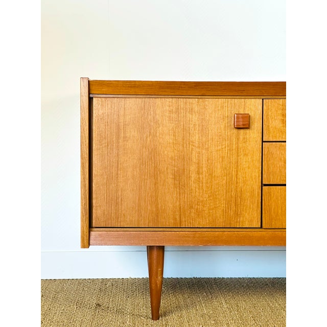 Brown Scandinavian Teak Sideboard, 1960 For Sale - Image 8 of 14
