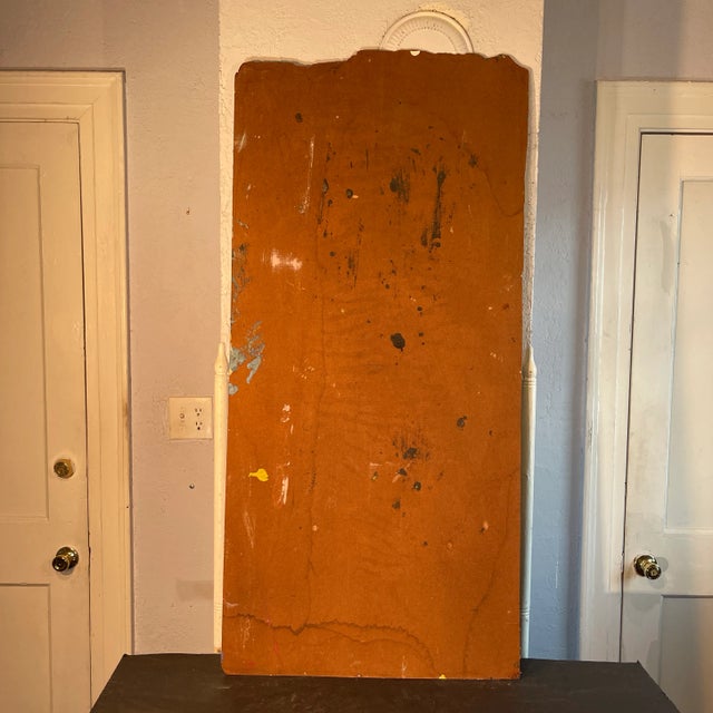 After Jackson Pollack by Purvis Young, Large Mid Century Modern, Signed, 53x25x.38 In. For Sale In Jacksonville, FL - Image 6 of 6