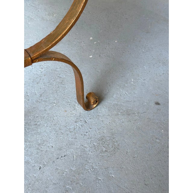 Gold Spanish Gilt Iron Bench For Sale - Image 8 of 12