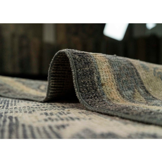 Textile Turkish Oushak Rug 2'11" x 10'7" #20204 For Sale - Image 7 of 8