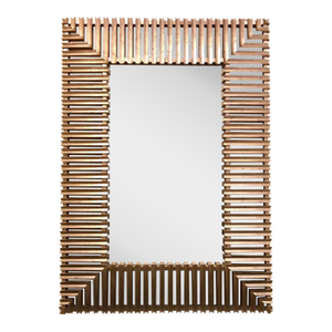 Huge Christopher Guy Modern Designer Silver Giltwood Mirror