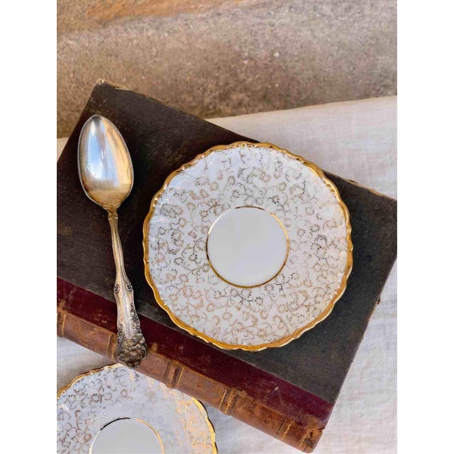 Mid-Century Porcelain Tea Set from Edelstein Bavaria, 1930s, Set of 10 For Sale - Image 10 of 12
