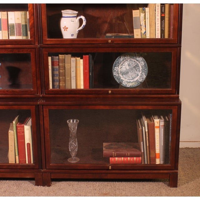 1990s Mahogany Stacking Bookcases, 1990s For Sale - Image 5 of 12