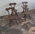Brutalist French Hand-Carved Dining Chairs After Alexandre Noll, 1950s, Set of 4 For Sale - Image 9 of 9