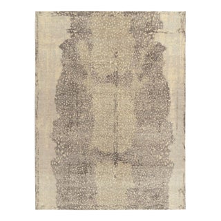 Rug & Kilim’s Shades of Grey Animal Rug, 9x12 For Sale