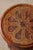 English Petite Vintage Anglo Indian Octagonal Table With Floral Carvings + Brass Inlay For Sale - Image 3 of 5