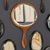 Antique Wooden Hand Mirrors, 19th Century, Set of 25 For Sale - Image 12 of 18