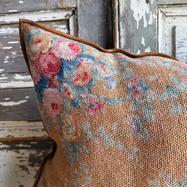 French French Linen Lumbar – Pompadour Argile 24 For Sale - Image 3 of 6