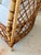 Ficks Reed Mid-Century Rattan Three-Piece Curved Sectional Sofa With New Sunbrella For Sale - Image 4 of 12