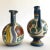 Vintage 1920s Gouda Holland Art Nouveau Hand Painted Dutch Art Pottery Handled Ewer Bottle Vases - Set of 2 For Sale - Image 10 of 13