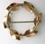 Gold Mid 20th Century Pearl Pin Brooch With Leaves For Sale - Image 8 of 8