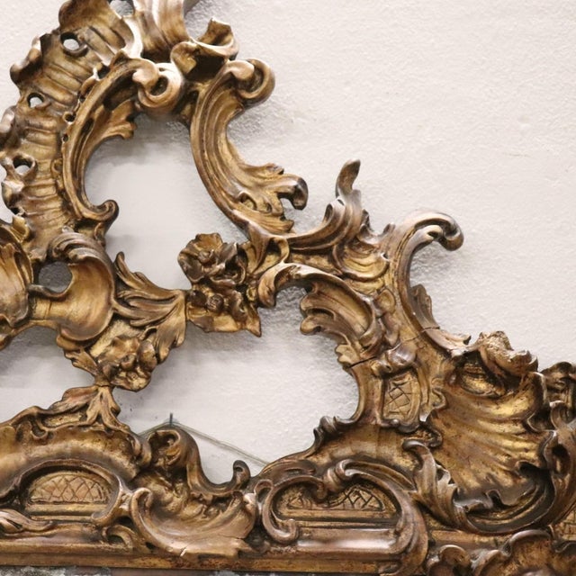 Antique Late 19th Century Gilt Wall Mirror For Sale - Image 13 of 14