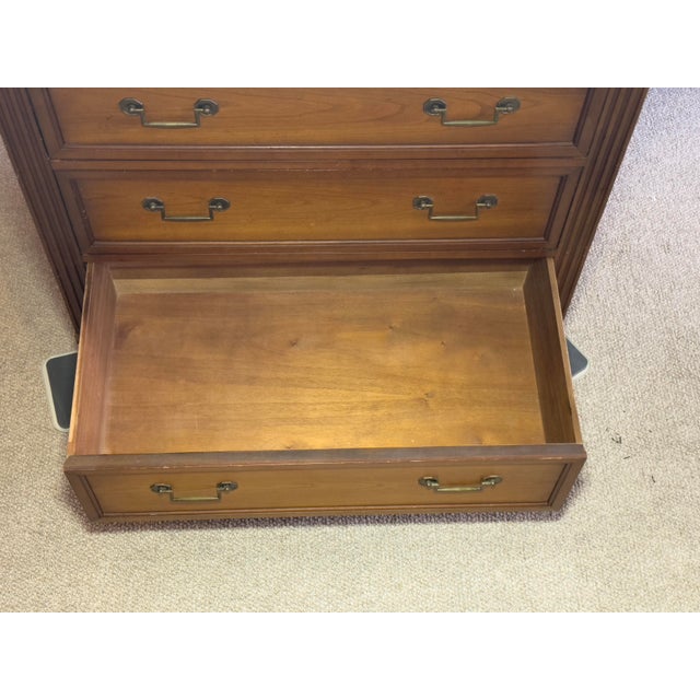 Vintage Henredon Heritage Highboy Chest For Sale - Image 10 of 11