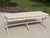 Late 20th Century Vintage Drexel Heritage X-Form Faux Bamboo Bench For Sale - Image 5 of 16