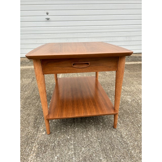 Vintage Lane Alta Vista Side End Table or Nightstand with a Single-Drawer. This piece has been professionally refinished...