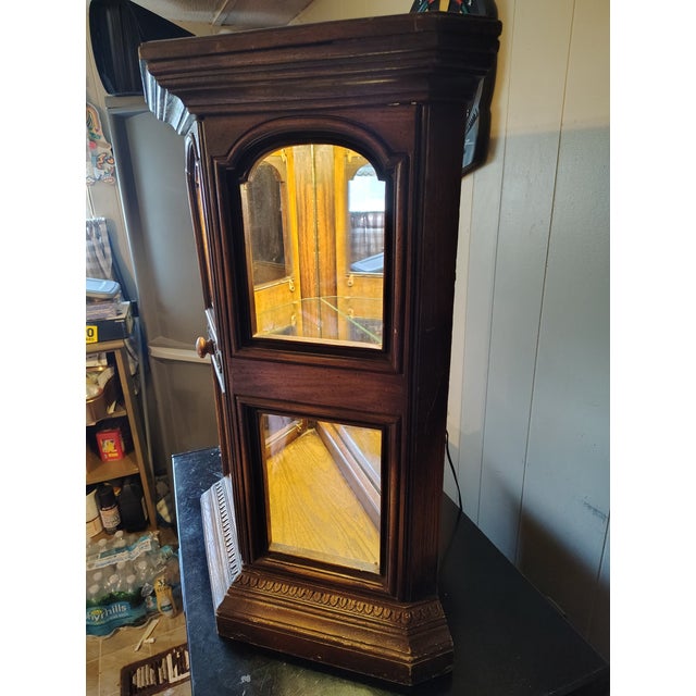 Antique Oak Display Cabinet With Glass Panels by Butler Specialty Company For Sale - Image 4 of 12