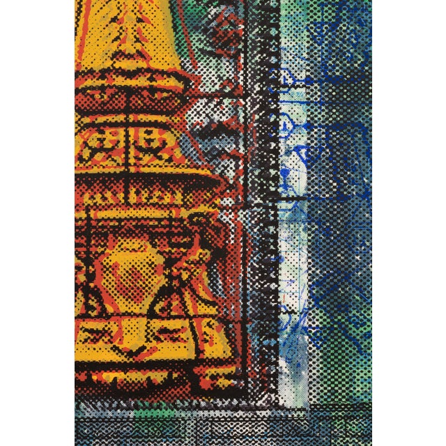 Judith Lipnik Perlow Column Series XII 2003 Signed Serigraph in Colors on Paper For Sale - Image 4 of 4