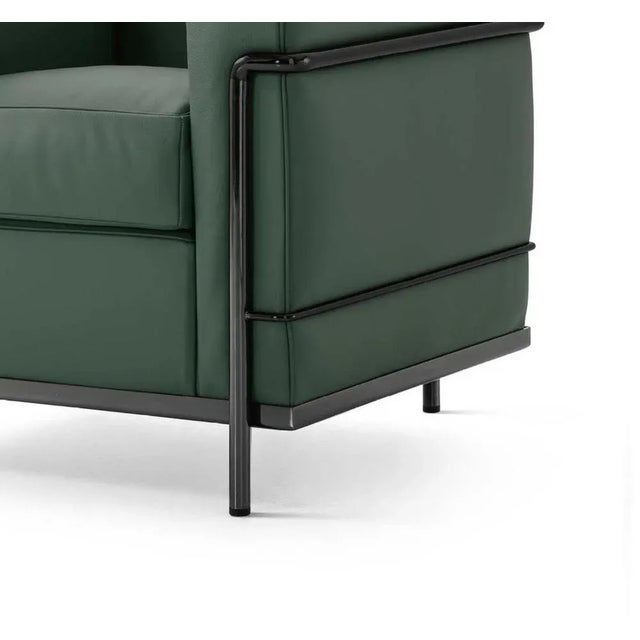 Set of Small Comfort Armchair by Le Corbusier For Sale - Image 6 of 8