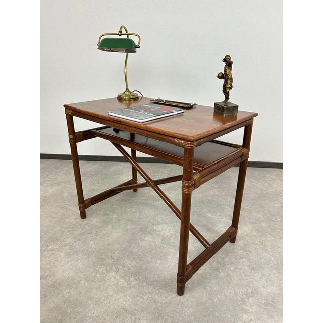 Mid-Century Modern Bamboo Desk from Gervasoni, 1970s For Sale - Image 4 of 12