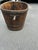 Large Vintage Wooden Fireplace Bucket For Sale - Image 4 of 6